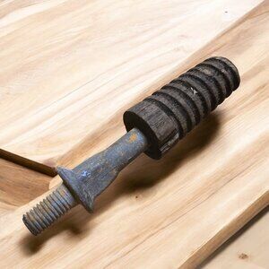 Vintage MOUNTING SCREW/WOODEN PEG For Railway Glass Insulators
